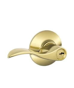Schlage® Accent Bright Brass Entry Door Lever