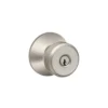 Schlage® Bowery Satin Nickel Entry Door Knob -Schlage Shop F51BWE619 EXT SL