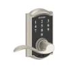 Schlage® Touch™ Accent Satin Nickel Keyless Entry Door Lever 1 Schlage® Touch™ Accent Satin Nickel Keyless Entry Door Lever -Schlage Shop FE695ACC619 CAM SL EXT