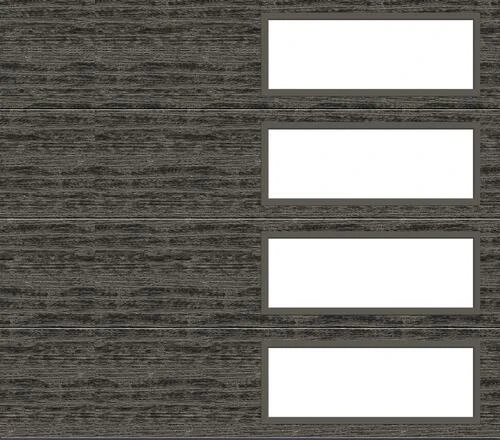 Ideal Door® Modern Flush 8' X 7' Slate Finish Insulated Garage Door With Windows (R-Value 6.5) 3 Ideal Door® Modern Flush 8' X 7' Slate Finish Insulated Garage Door With Windows (R-Value 6.5)