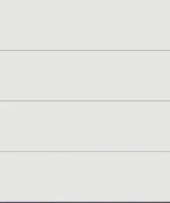 Ideal Door® Modern Flush 8' X 7' White Insulated Garage Door (R-Value 12.9)