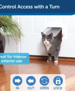 PetSafe® 7-1/8" X 7-1/2" Big Cat Door -Schlage Shop HPA11 10888 PT01