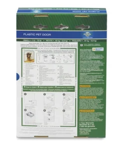 PetSafe® 7-1/2" X 11" Small White Plastic Pet Door -Schlage Shop HPA11 10966 PT09