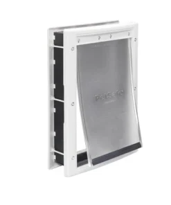 PetSafe® 8.12" X 12.25" Medium White Plastic Pet Door