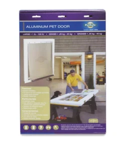 PetSafe® 12-3/4" X 19-3/8" Large Aluminum Pet Door -Schlage Shop HPA11 11600 PT07