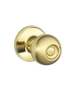 Dexter By Schlage Dexter® By Schlage® Corona Bright Brass Bed & Bath Privacy Door Knob