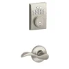 Dexter By Schlage Dexter® By Schlage® Seville Satin Nickel Door Lever And Keypad Door Deadbolt -Schlage Shop JDE265 SUT619 SEV EXT SL