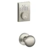 Dexter By Schlage Dexter® By Schlage® Stratus Satin Nickel Door Knob And Keypad Door Deadbolt