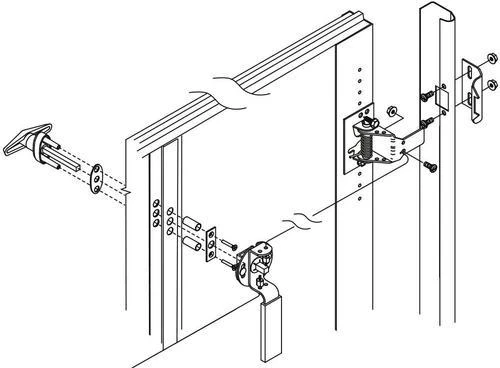 Ideal Door® Overhead Garage Door Keyed Lockset Kit 4 Ideal Door® Overhead Garage Door Keyed Lockset Kit - Image 2