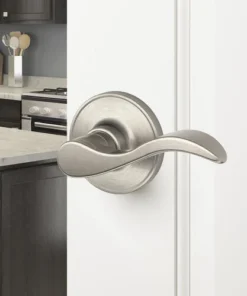 Dexter By Schlage Dexter® By Schlage® Seville Satin Nickel Hall & Closet Passage Door Lever -Schlage Shop Kitchen J10SEV619 cropped
