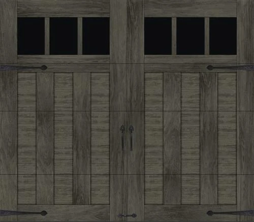 Ideal Door® Premium Handcrafted 8' X 7' Slate Finish Insulated Garage Door With Windows (R-Value 18.4) 3 Ideal Door® Premium Handcrafted 8' X 7' Slate Finish Insulated Garage Door With Windows (R-Value 18.4)