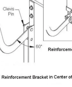 Ideal Door® Overhead Garage Door 21" Steel Reinforcement Bracket 9 Ideal Door® Overhead Garage Door 21" Steel Reinforcement Bracket -Schlage Shop Op Reinforcement 1