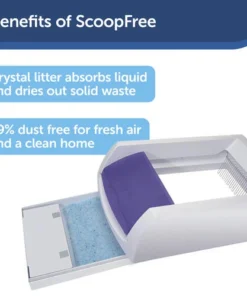 PetSafe® ScoopFree® Standard Purple Self-Cleaning Cat Litter Box Privacy Hood -Schlage Shop PAC00 14228 PT04