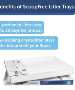 PetSafe® ScoopFree® Standard Cat Litter Box Tray Refills With Sensitive Non Clumping Crystals - 1 Pack -Schlage Shop PAC00 14232 PT02