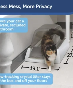 PetSafe® ScoopFree® Standard Taupe Self-Cleaning Cat Litter Box Privacy Hood -Schlage Shop PAC00 14806 PT03