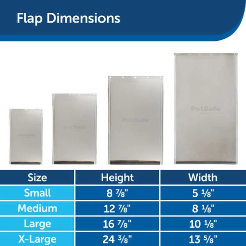PetSafe® 13-3/4" X 24-3/8" Extra Large Pet Door Replacement Flap 8 PetSafe® 13-3/4" X 24-3/8" Extra Large Pet Door Replacement Flap - Image 6