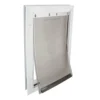 PetSafe® Freedom 8.25" X 12.25" Medium Premium White Aluminum Pet Door -Schlage Shop PPA00 10860FreedomAluminumPetDoorMEDMasterImage