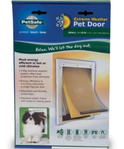 PetSafe® Small White Extreme Weather Pet Door - 5.12" X 8.75" 7 PetSafe® Small White Extreme Weather Pet Door - 5.12" X 8.75" -Schlage Shop PPA00 10984packagefront