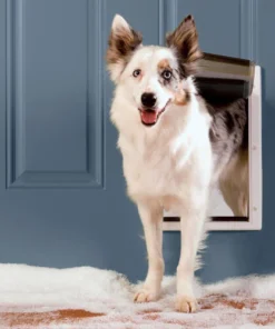 PetSafe® 8.12" X 12.25" Medium White Extreme Weather Pet Door