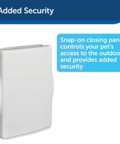 PetSafe® Large White Extreme Weather Pet Door - 10.12" X 16.25" -Schlage Shop PPA00 10986 PT03