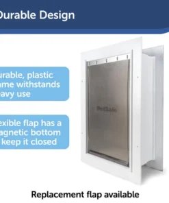 PetSafe® 10" X 15" Large Wall Entry Pet Door 19 PetSafe® 10" X 15" Large Wall Entry Pet Door -Schlage Shop PPA00 16944 PT02 1