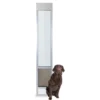 PetSafe® 76-3/4"-81" Adjustable Large/Tall Deluxe Satin Patio Panel Pet Door 2 PetSafe® 76-3/4"-81" Adjustable Large/Tall Deluxe Satin Patio Panel Pet Door -Schlage Shop PPA11 13122 MAIN
