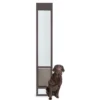 PetSafe® 76-3/4"-81" Adjustable Large/Tall Deluxe Bronze Patio Panel Pet Door -Schlage Shop PPA11 13131 MAIN