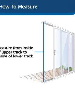 PetSafe® 76-3/4"-81" Adjustable Large Deluxe White Patio Panel Pet Door -Schlage Shop PPA11 13132 PT04