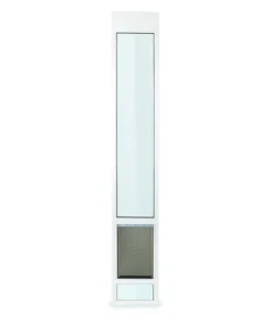 PetSafe® 91 7/16"-96" Adjustable Large/Tall Deluxe White Patio Panel Pet Door