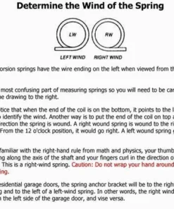Ideal Door® Overhead Garage Door Left-Winding Unit For EZ-SET® Torsion Spring -Schlage Shop SpringWindcopy 1
