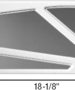 Ideal Door® Overhead Garage Door White Design Insert Sunrise Short Panel 5 Ideal Door® Overhead Garage Door White Design Insert Sunrise Short Panel -Schlage Shop sunrise 4257813 dims