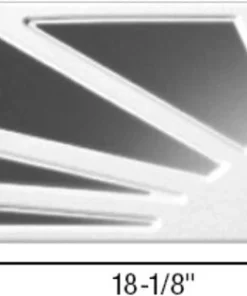 Ideal Door® Overhead Garage Door White Design Insert Williamsburg Short Panel -Schlage Shop williamsburg 4257815 dims